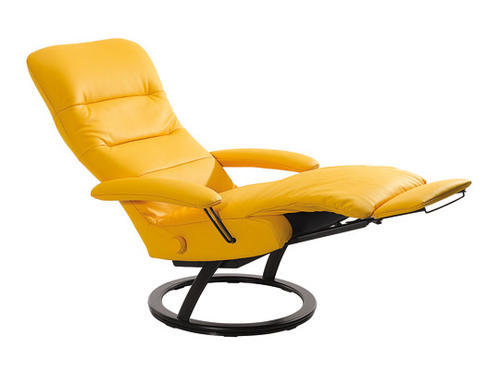 Poltrone relax imbottite in pelle tessuto rosso nero ... Poltrone relax moderne